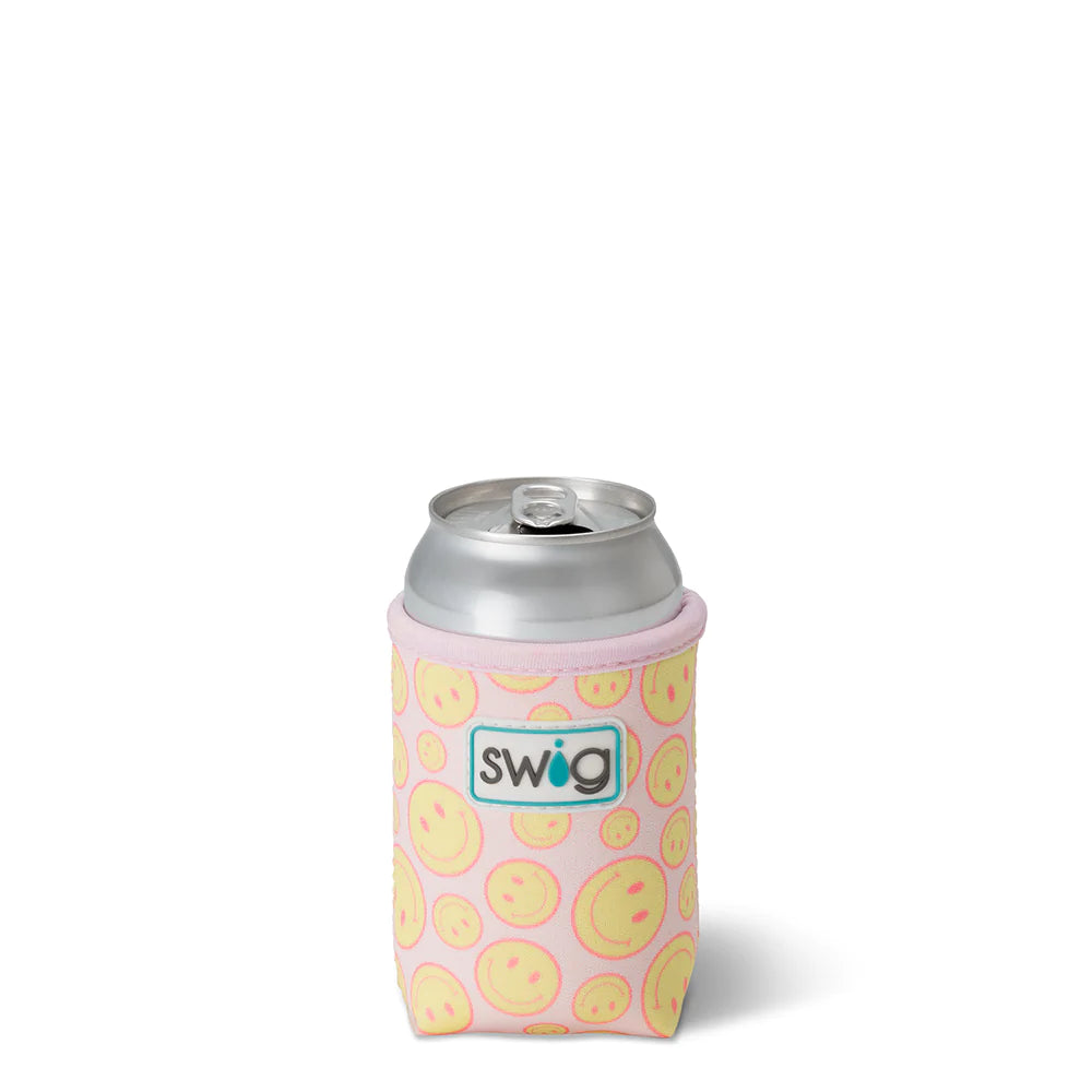 Oh Happy Day Can Cooler - Insulated Beer Can Holder for Camping, Beach & Outdoor Parties - Keep Drinks Cold with Stylish Design - Perfect for BBQ, Picnics & Tailgating
