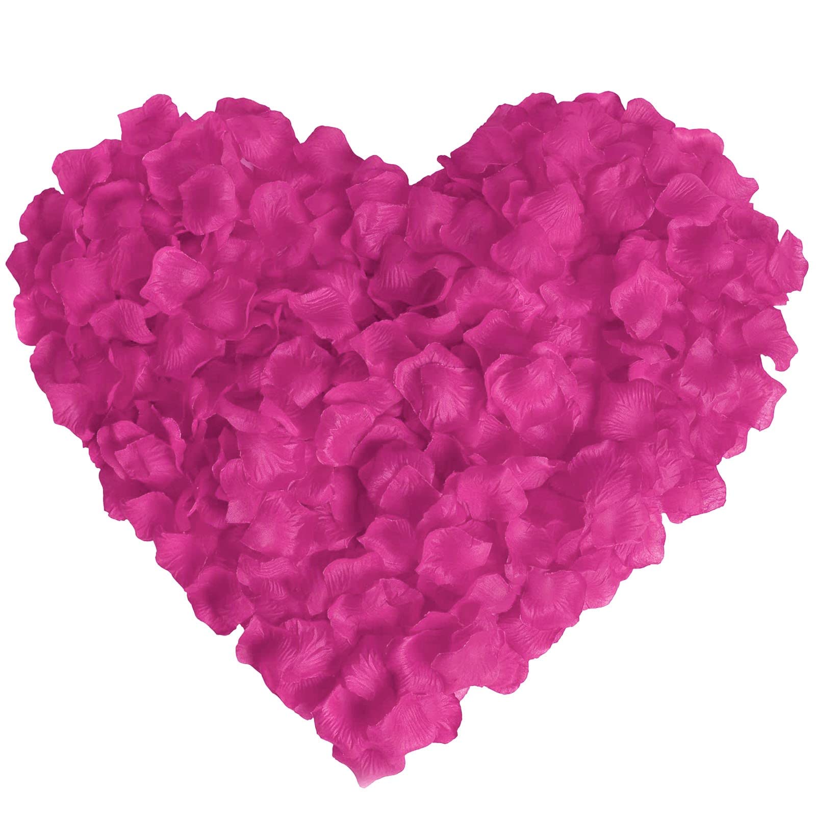 2000PCS Realistic Silk Rose Petals - Artificial Rose Buds for Wedding Decor, Bridal Bouquets, Home Decoration & Floral Arrangements | Perfect for Aisle Scattering, Table Centerpieces & Romantic Events