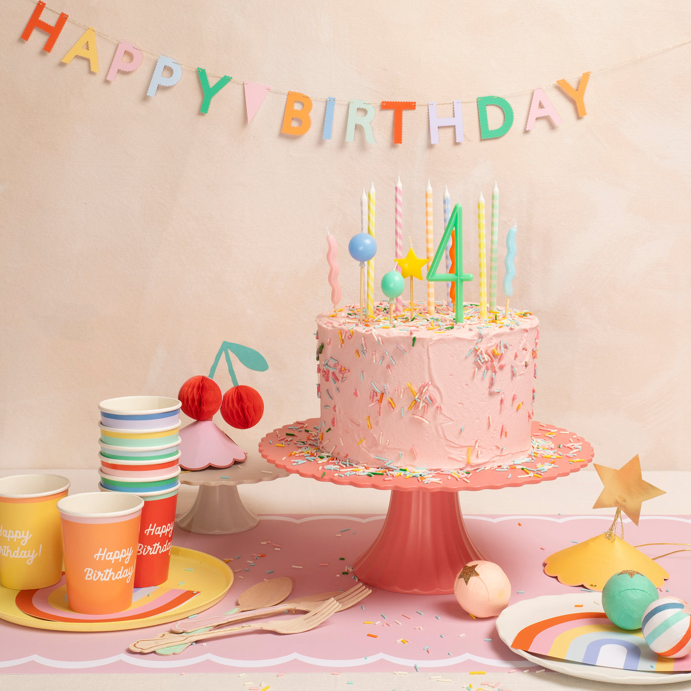 Balloon Candles - Decorative Birthday Party Candles for Cake Toppers, Wedding & Baby Showers - Perfect for Celebrations & Special Events