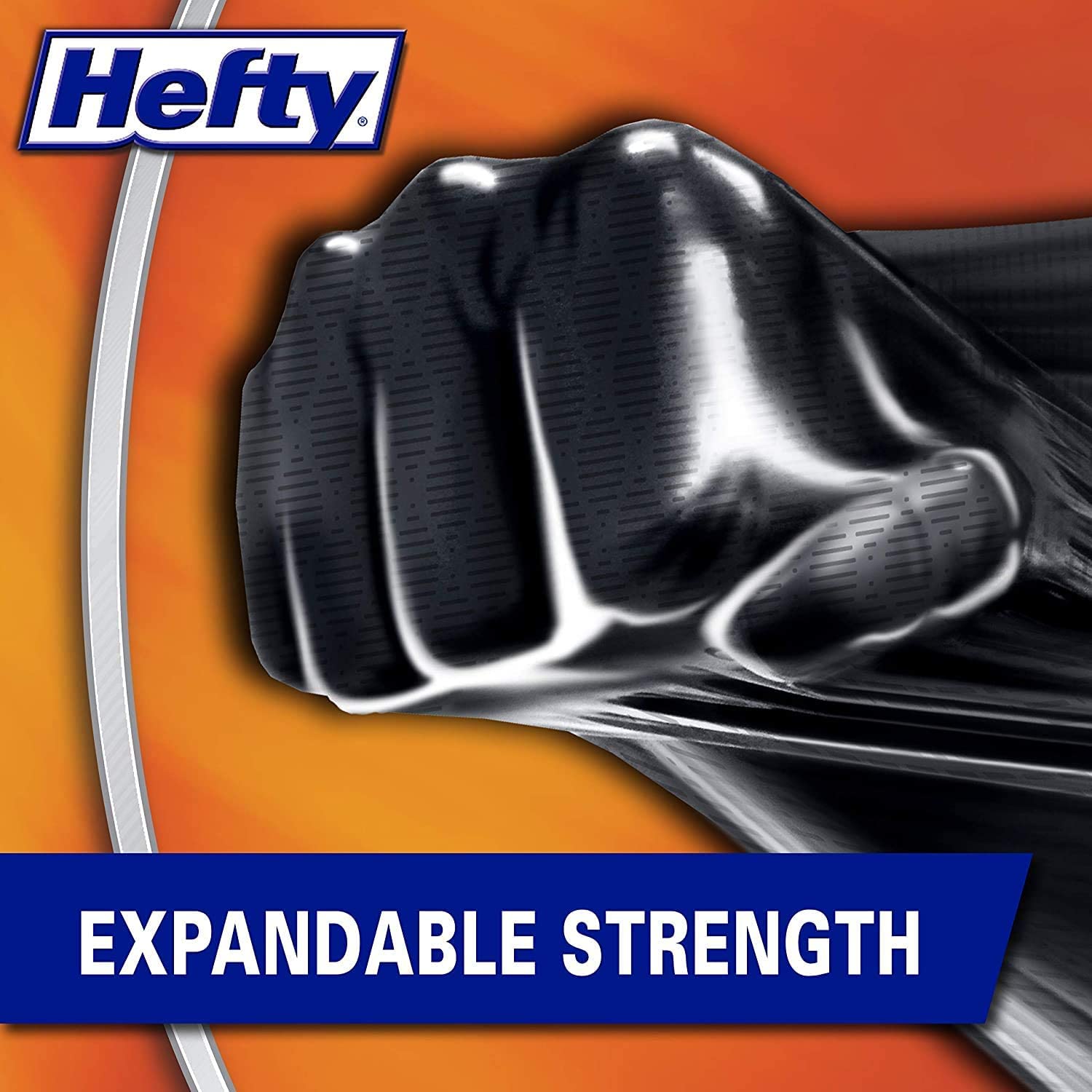 Hefty Ultra Strong 30 Gallon Drawstring Trash Bags - 25 Count (Pack of 4) | Heavy Duty, Leakproof & Scented with White Pine Breeze | Perfect for Kitchen, Office, Garage & Outdoor Cleanup
