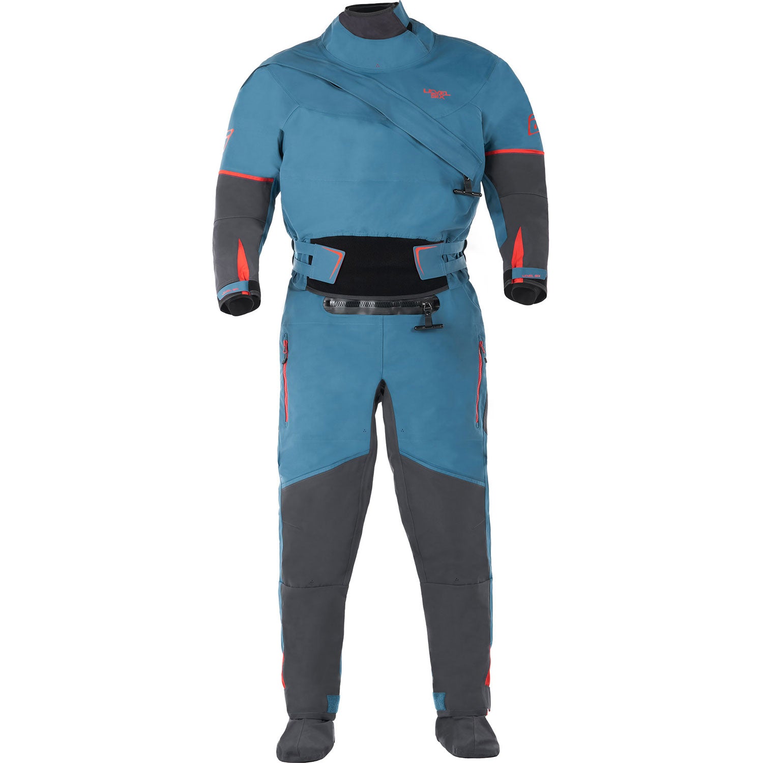 Level Six Men's Odin Dry Suit - Waterproof & Breathable Diving Suit for Kayaking, Fishing & Cold Water Sports (Closeout Sale)