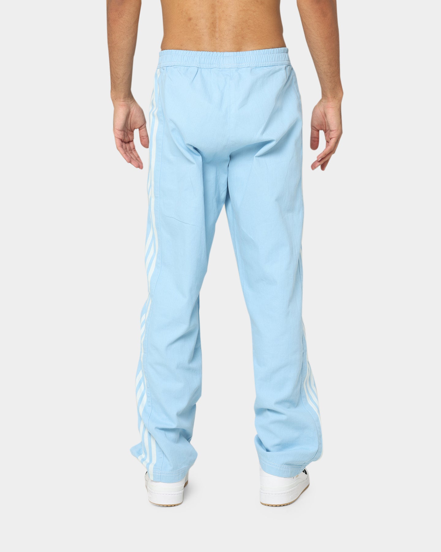 Adidas Originals Denim Jeans for Men - Clear Blue Washed Slim Fit Stretch Comfortable Casual Pants | Perfect for Streetwear, Everyday Wear & Gym to Street Style