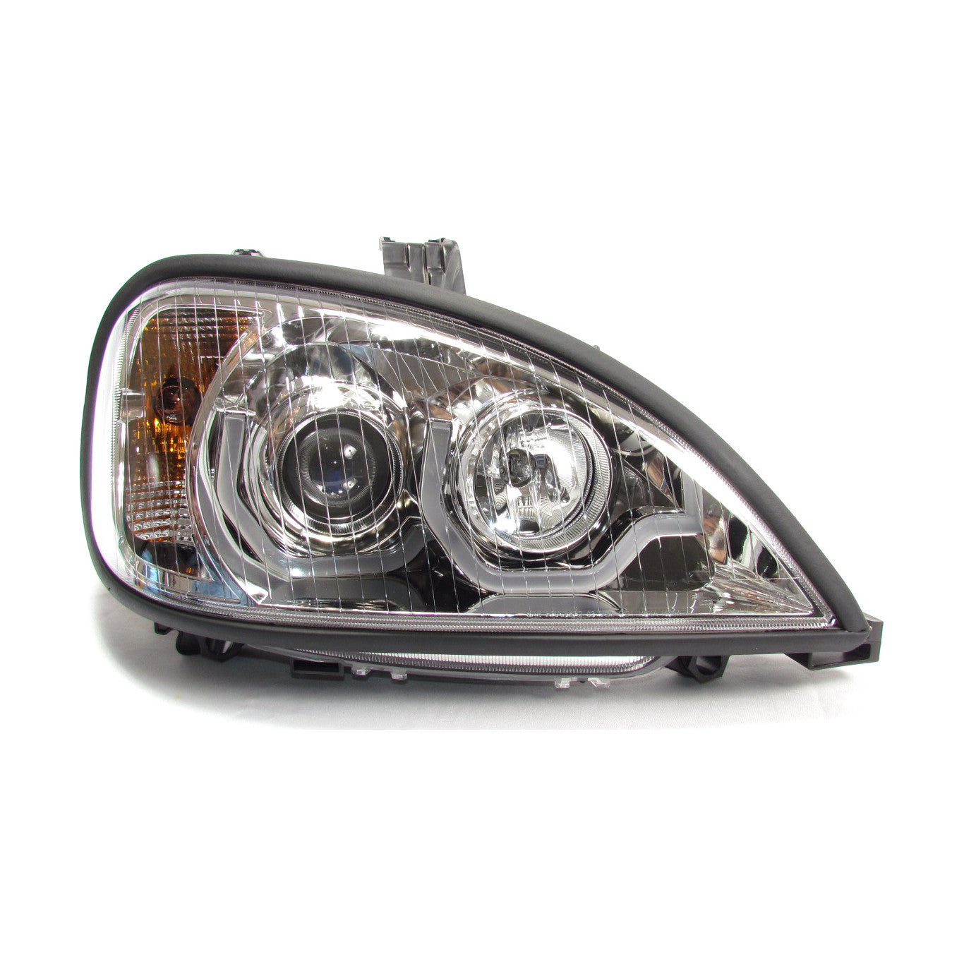 Freightliner Columbia Chrome Housing Projector Headlights - High Performance LED Headlights for Trucks | Perfect for Night Driving & Off-Road Use