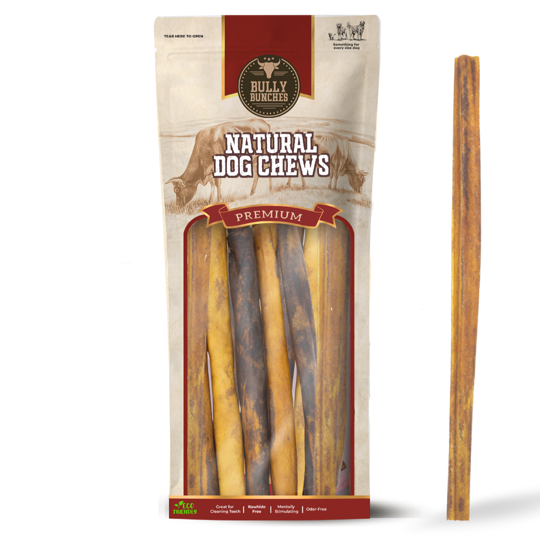 10-12 Inch Small Collagen Sticks for Dogs - Natural Chew Treats for Puppies & Adult Dogs - Long-Lasting Dental Care & Anxiety Relief - Perfect for Training, Teething, and Playtime