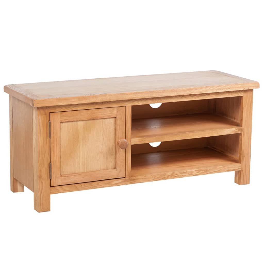 Solid Oak Wood TV Stand 40.6