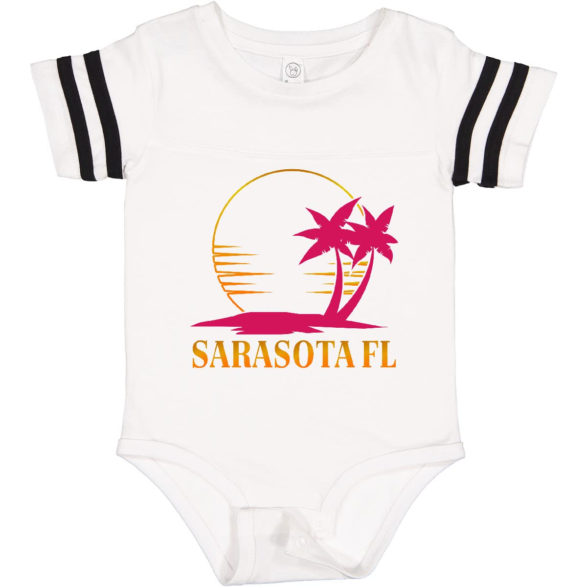 Inktastic Sarasota Florida Sunset Beach Vacation Baby Bodysuit - Cute Infant Onesie for Beach Trips & Family Vacations - Perfect Gift for Newborns & Toddlers