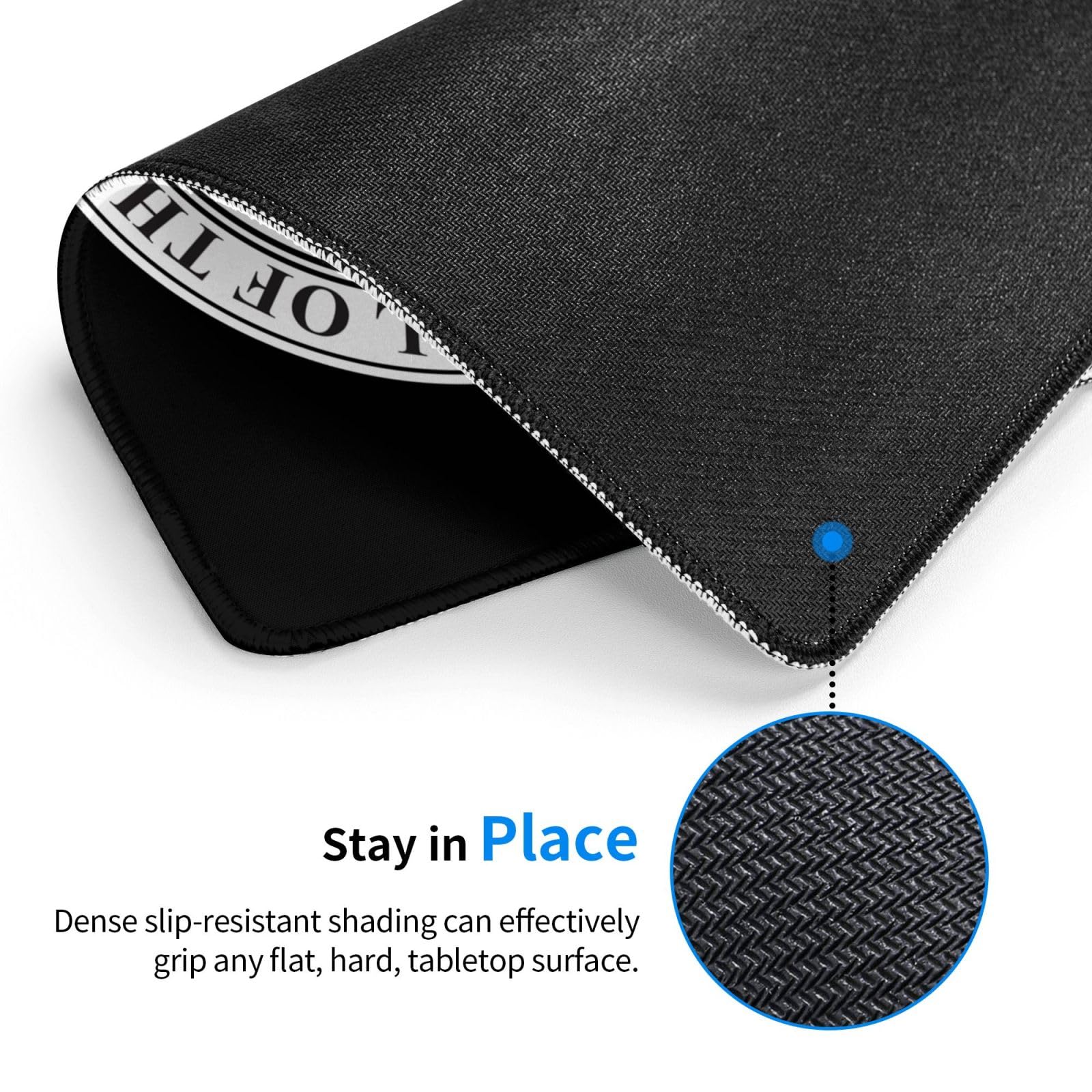 Arkansas State Seal Mouse Pad - Non-Slip Rubber Base Square Desk Mat for Office & Laptop (8.3 x 10.3 Inches) - Perfect for Home Office, Gaming Setup, and Workspace Accessories
