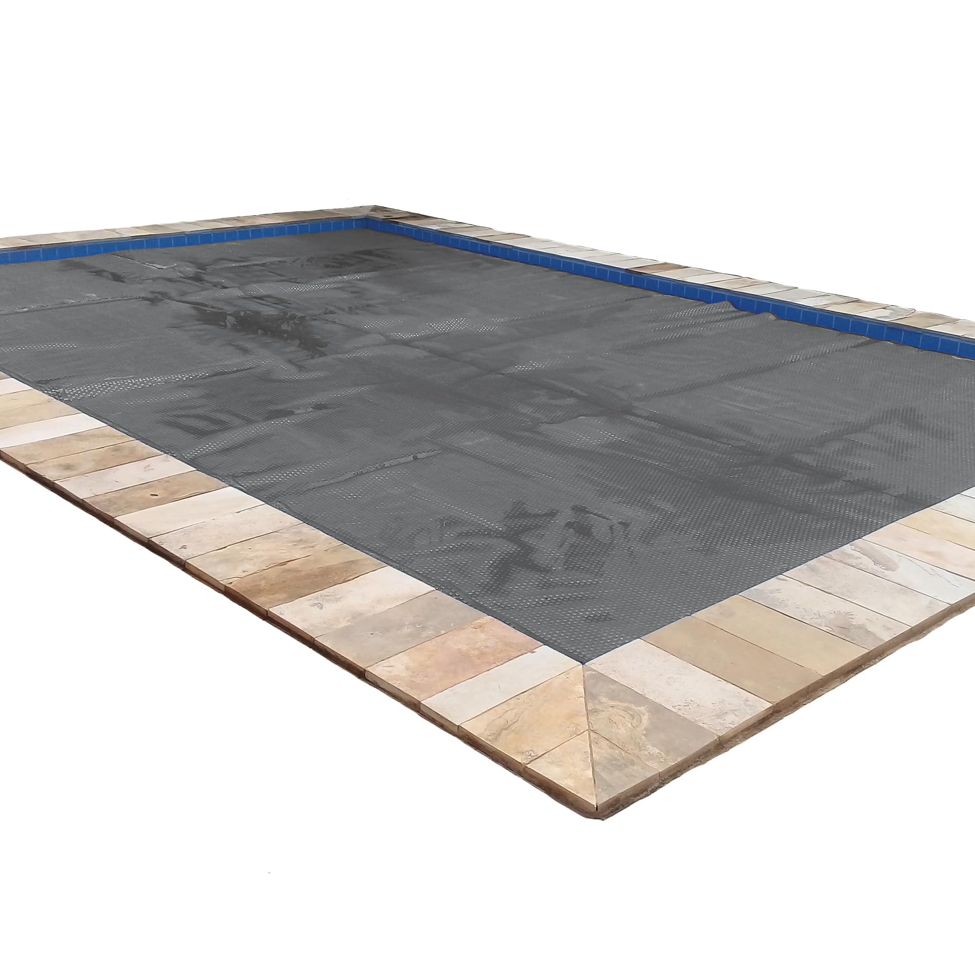 In The Swim 16' x 32' Ultra Silver Rectangle Solar Pool Cover - 16 Mil Thick for Solar Heating | Above Ground & Inground Pools | Extends Swimming Season & Reduces Heat Loss