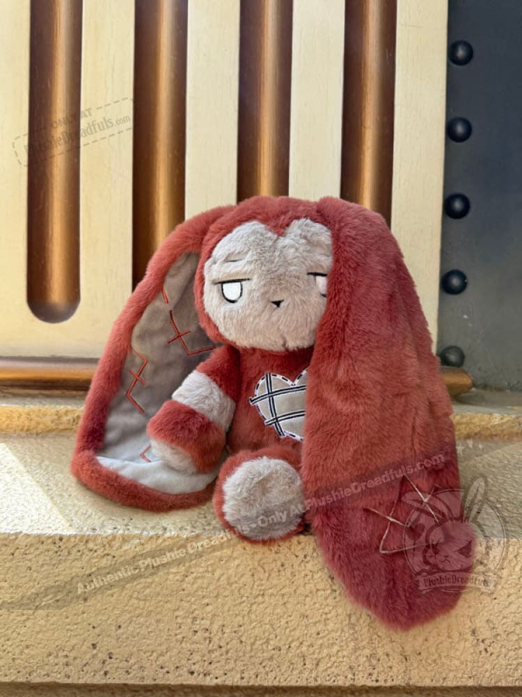 Plushie Dreadfuls Antisocial Personality Disorder Rabbit V2 - Soft Stuffed Animal Toy for Mental Health Awareness, Comfort & Therapy | Perfect Gift for Anxiety Relief, PTSD Support & Emotional Healing