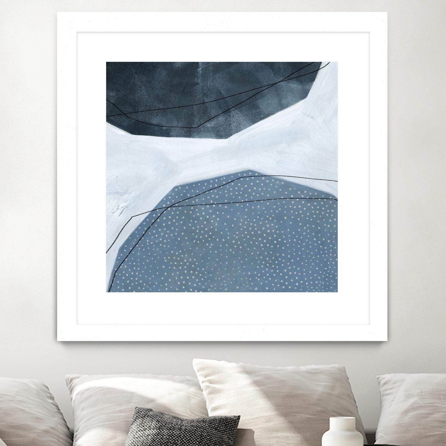 Adjacent Abstraction I - Abstract Wall Art for Modern Home & Office Decor | Perfect for Living Rooms, Bedrooms & Workspaces