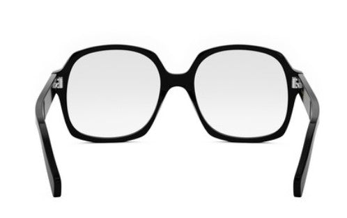 Celine THIN CL50151I 001 Shiny Black Geometric Women's Eyeglasses - Fashionable Designer Glasses for Women, UV Protection & Lightweight Frame - Perfect for Work, Reading & Everyday Wear