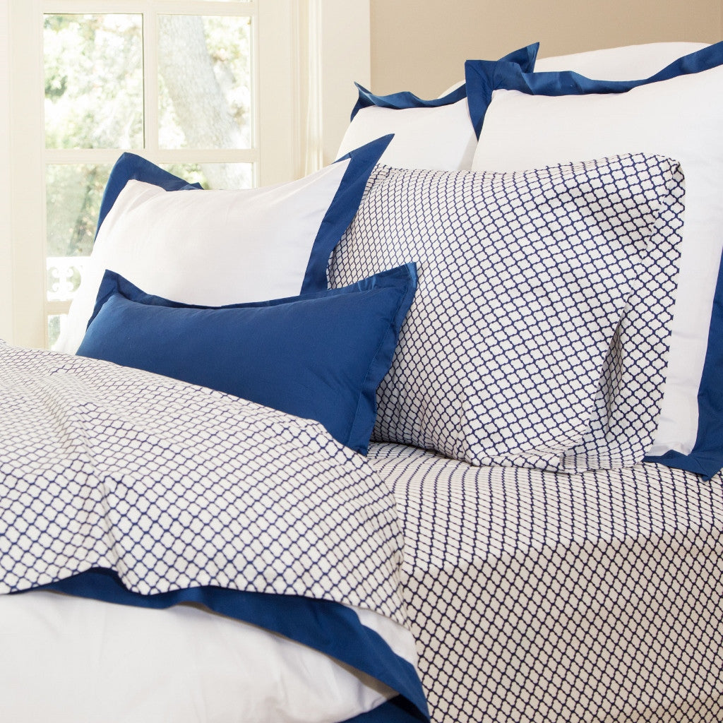 Premium Blue Cloud Sheet Set - Soft & Breathable 100% Cotton Bedding - Perfect for Master Bedroom, Guest Room & Dorm Use