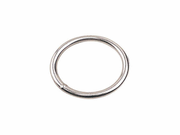 Sea Lect 2 Inch Stainless Steel Round Ring - Durable Metal Hoop for DIY Crafts, Jewelry Making, Keychains & Home Decor Projects