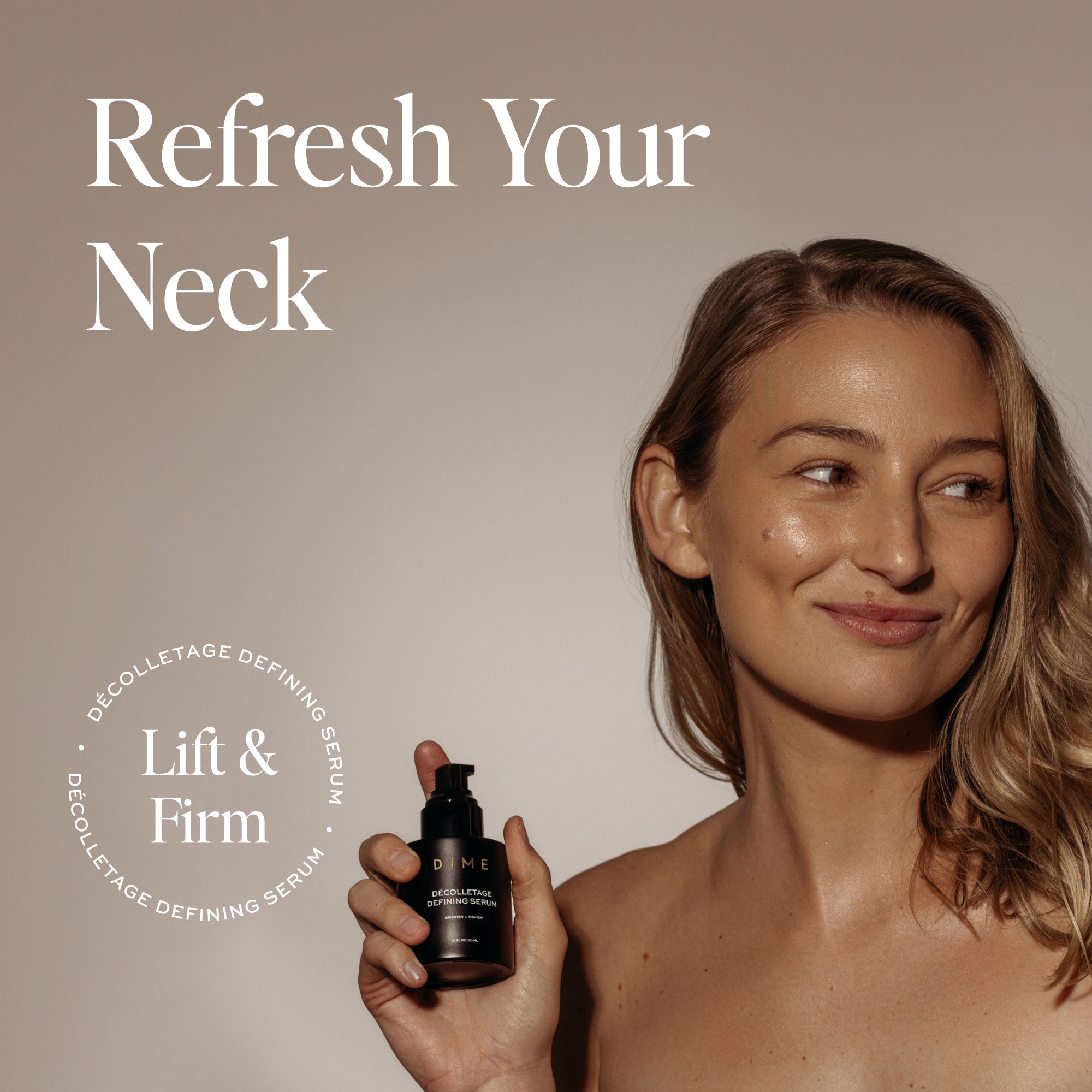 Décolletage Defining Serum - Anti-Aging Neck & Chest Firming Cream for Wrinkles & Sagging Skin | Perfect for Nighttime Skincare Routine & Special Occasion Prep