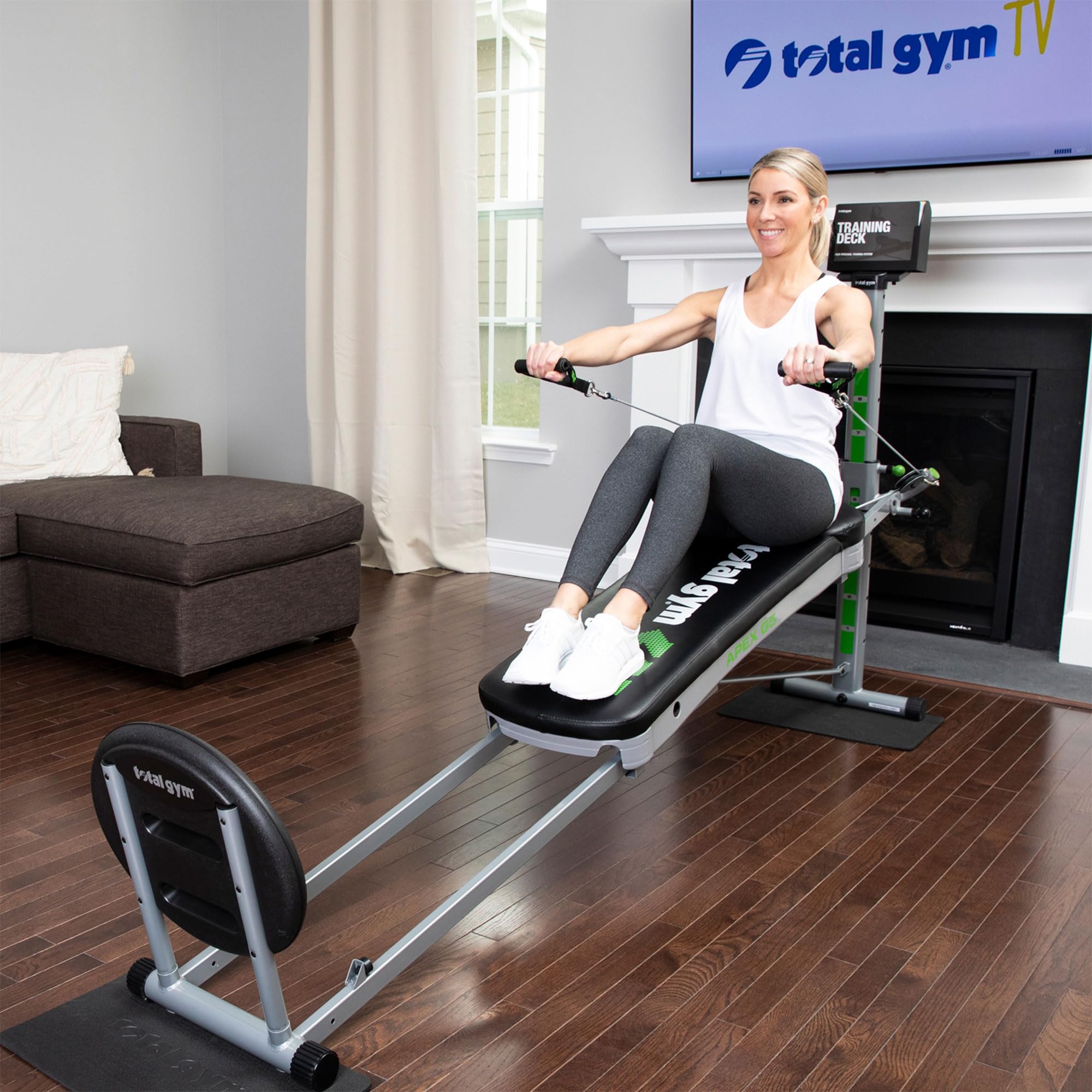 Total Gym APEX - Versatile Home Gym Equipment for Full Body Strength Training & Fitness - Perfect for Home Workouts, Weight Loss & Muscle Building