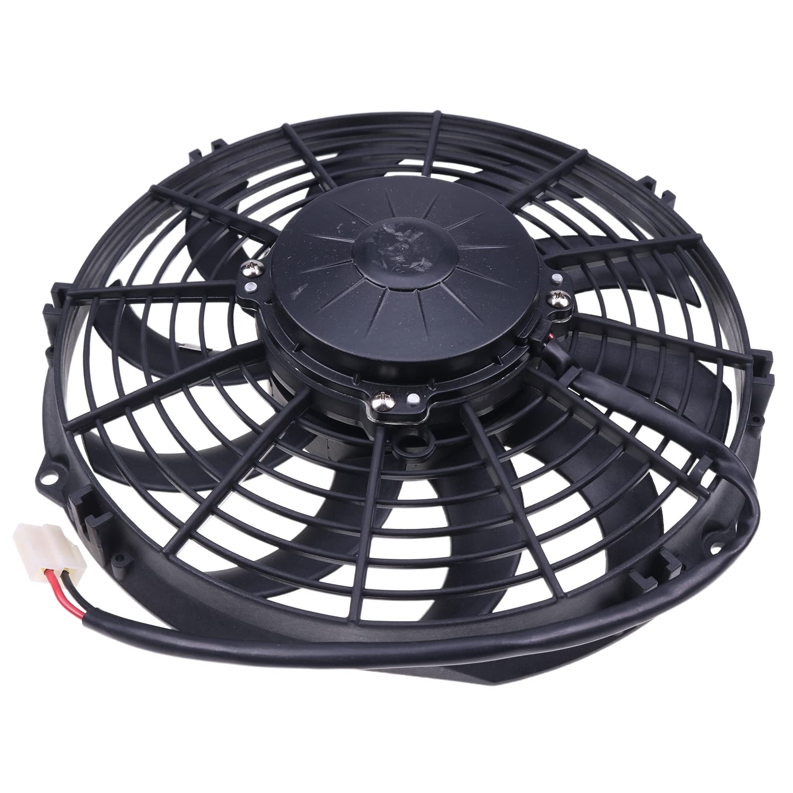 24V Heavy Duty Truck Cooling Fan 78-1186 30100455A VA11-BP12 / C-57S - Compatible with Thermo King KV-500 V-100 V-190 V-300 V-400 V-500 & Spal Parts - Ideal for Transport Refrigeration Units & Semi-Truck Maintenance