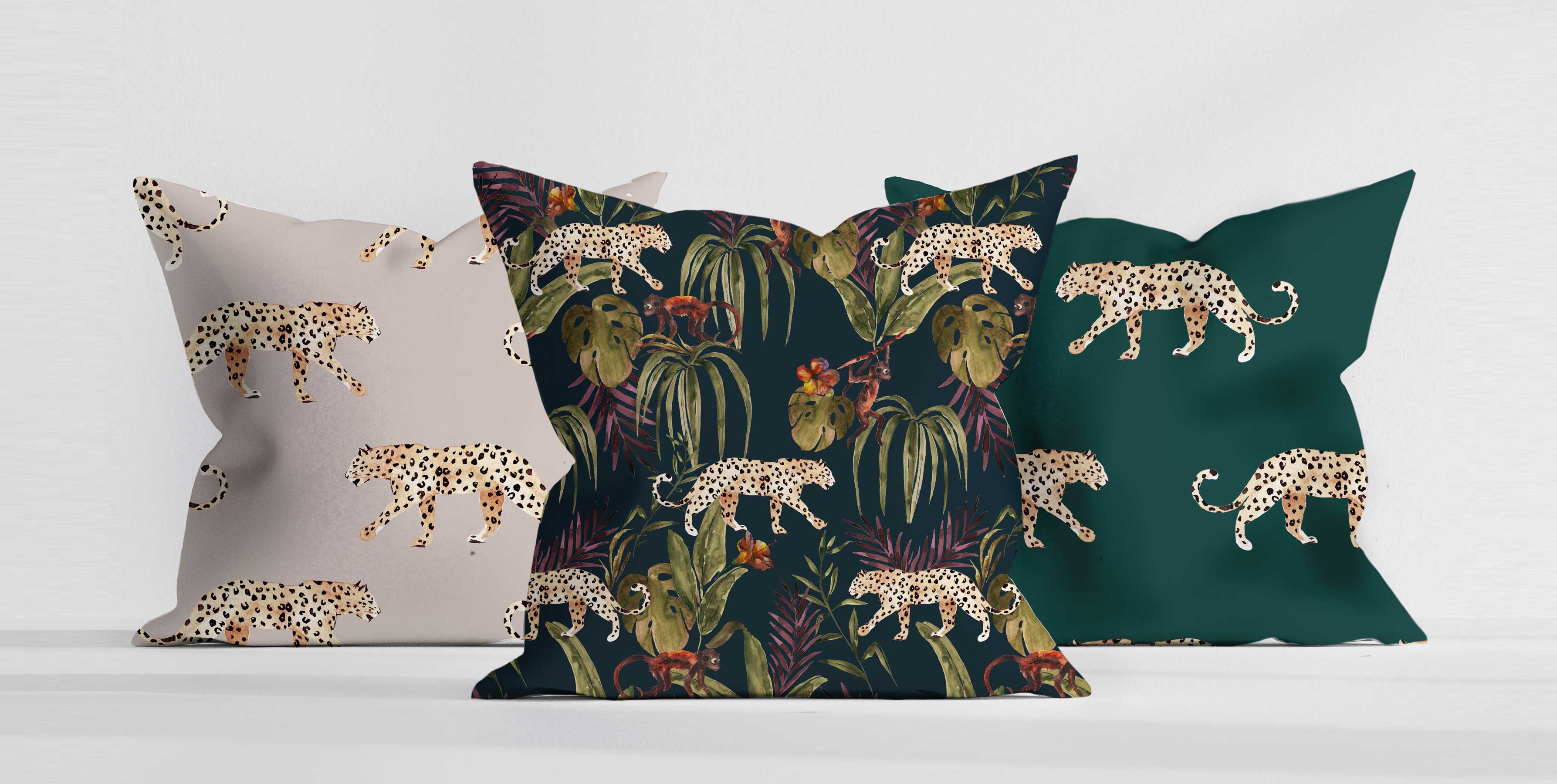 Soft and Cozy Leopard Print Indoor Pillow - Perfect for Sofa, Bed, and Home Decor
