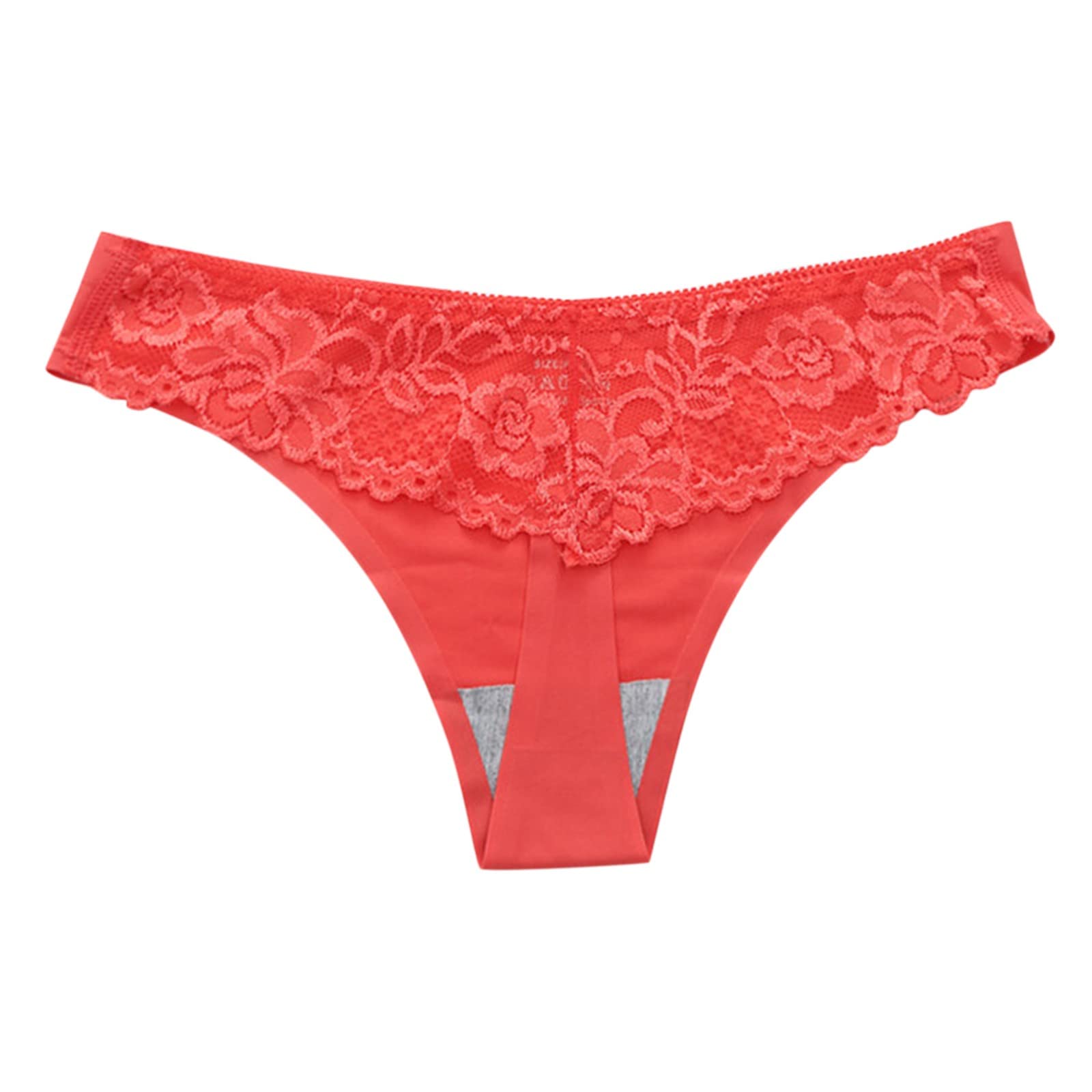Women's Ice Silk Seamless Panties - Lace Sexy Butt Lift Thong with Cotton Crotch, Invisible Underwear for Everyday Comfort & Confidence | Perfect for Yoga, Workout & Date Night
