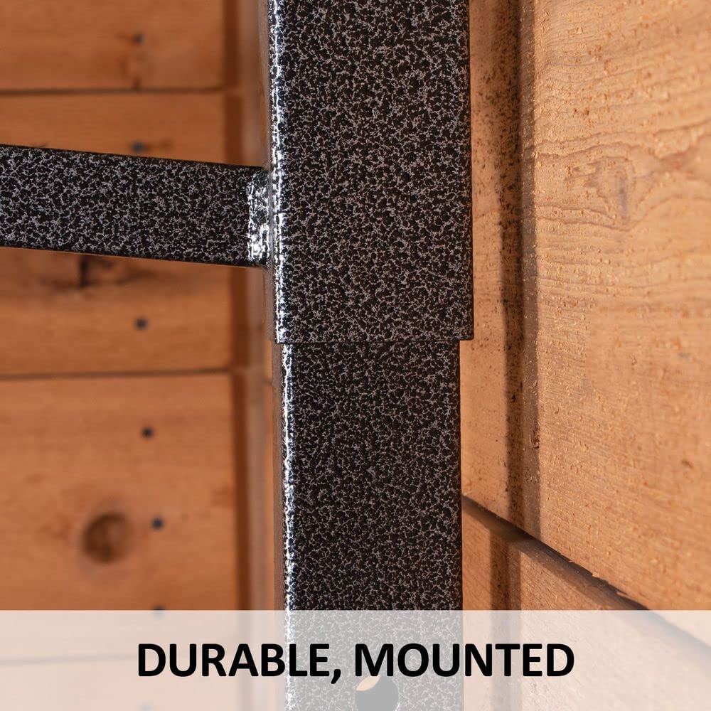 Premium Adjustable Saddle Rack with Pad Bars - Heavy Duty 4-Tier Horse Tack Organizer for Western & English Riding | Stable, Barn & Trailer Storage Solution