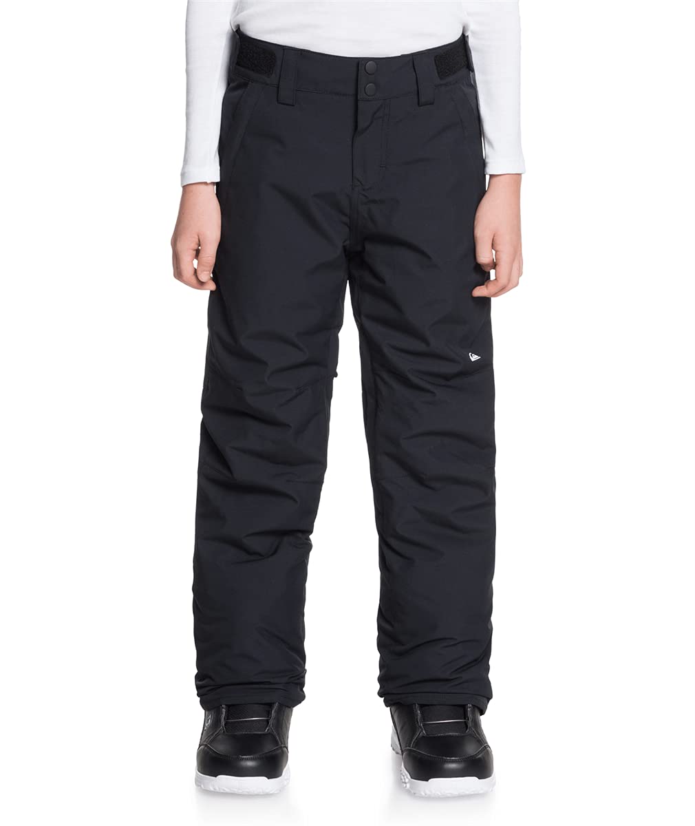Quiksilver Estate Kids Snowboard Pants - Waterproof & Insulated Winter Snow Pants for Boys & Girls - Perfect for Skiing, Snowboarding & Outdoor Winter Activities