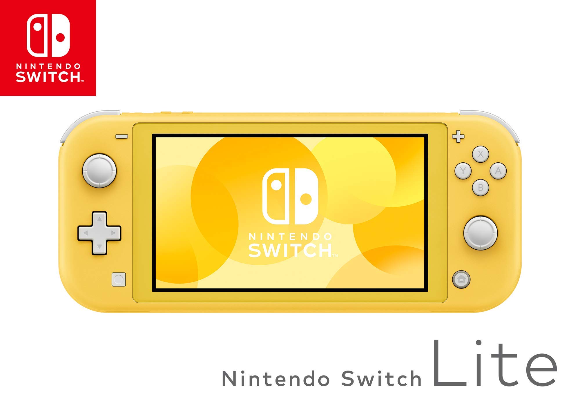 Nintendo Switch Lite Handheld Gaming Console - Yellow (HDH-001) (Renewed) | Portable Video Game System with Built-in Controls | Perfect for Travel, Commuting & On-the-Go Gaming