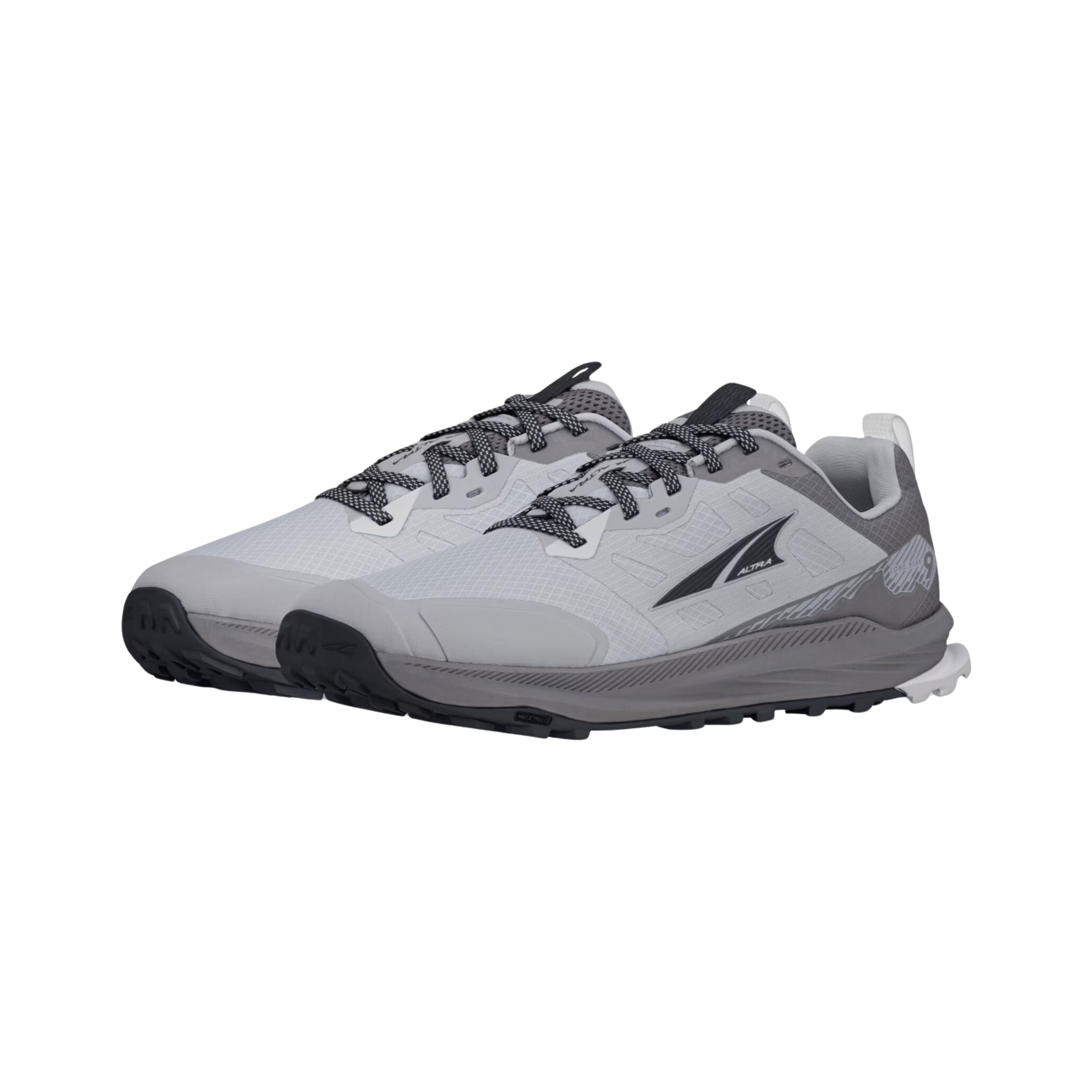 Men's Altra Lone Peak 9 Trail Running Shoes - Gray (Regular Width) for Hiking, Backpacking & Outdoor Adventures