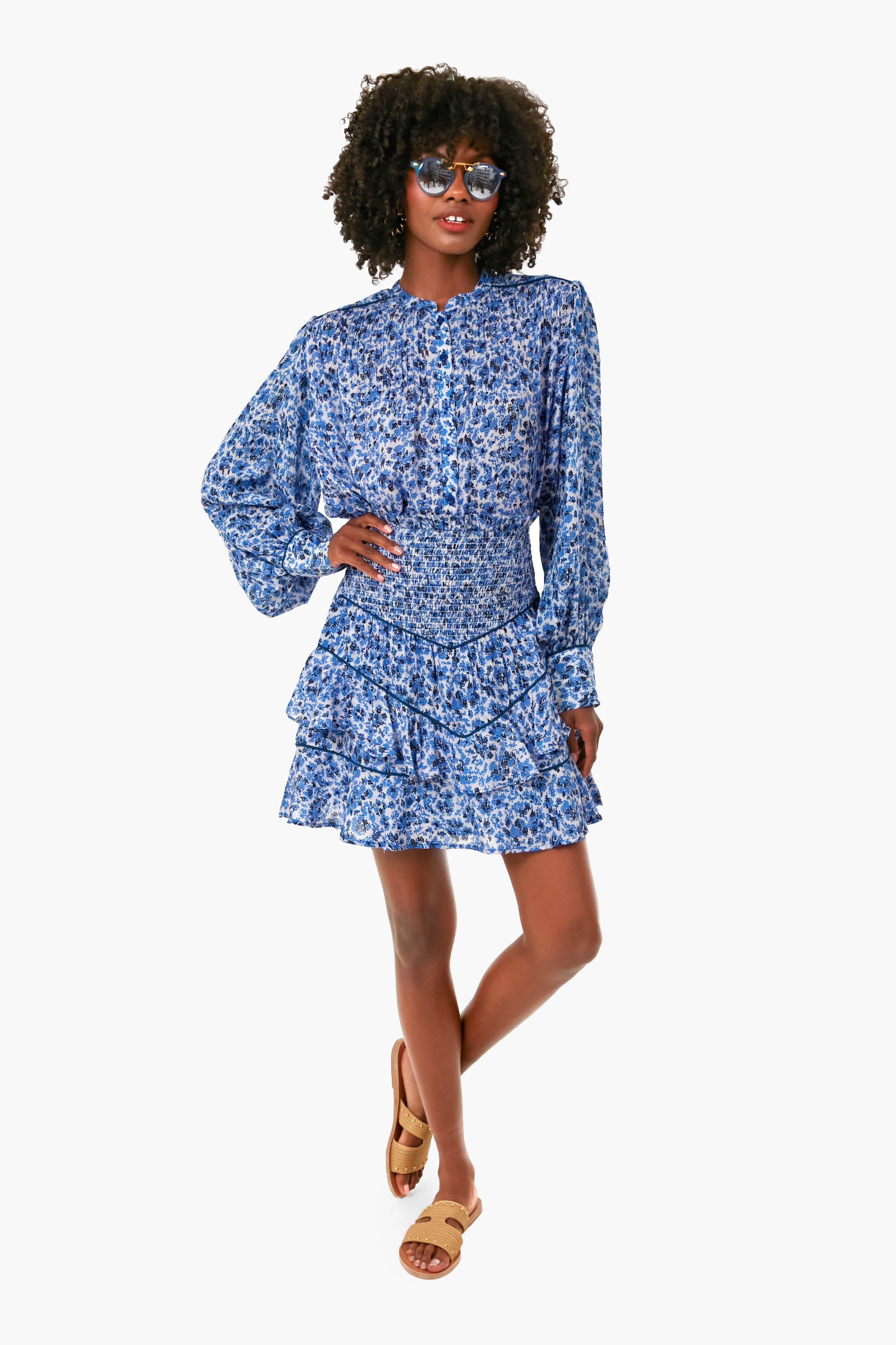 Blue Olivia Mini Skirt - Women's Fashion Short Skirt for Casual Wear, Party & Summer Outfits | Trendy A-Line Denim Skirt