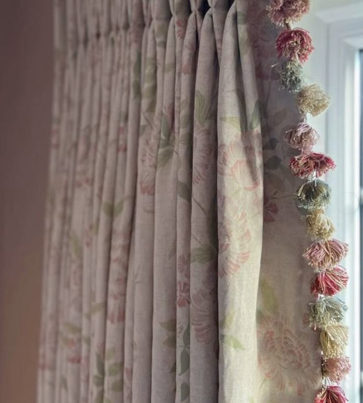 Premium Peony Fabric - Soft & Naturally Pink Floral Textile for Home Decor, Upholstery, and DIY Craft Projects