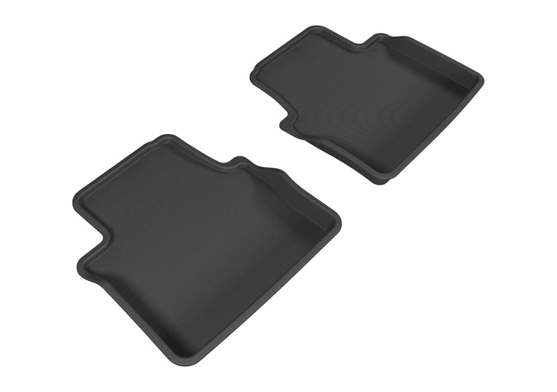 3D MAXpider Custom Fit All-Weather Floor Mats for 2014-2019 Cadillac CTS (2nd Row) - Premium Kagu Gray Car Mats for Ultimate Protection | Perfect for Road Trips, Daily Commutes & Family Travel