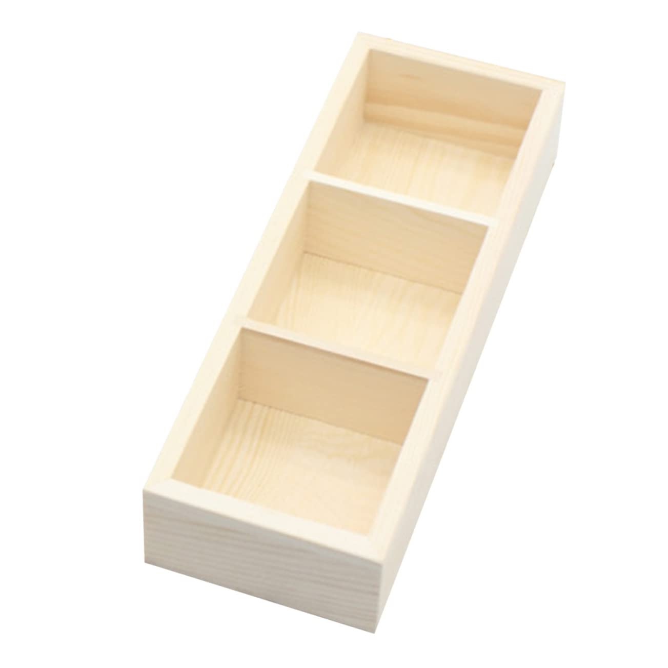 GARVALON 3-Tier Wooden Storage Box - Spice Rack, Coffee Organizer, Sugar Packet Holder for Kitchen Countertop & Office - Perfect for Tea, Coffee, Beverage Bags and Condiment Organization