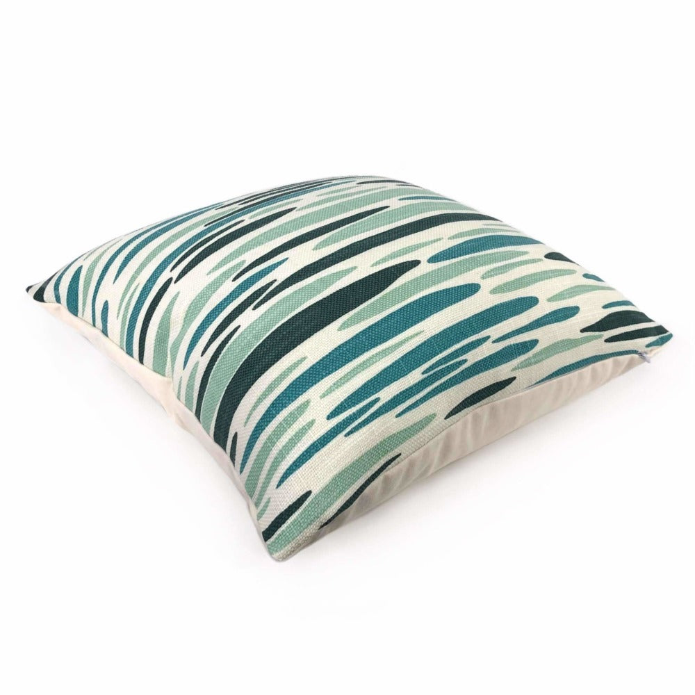 Lulu DK Island Sea Green Aqua Teal Decorative Pillow Cover - Bohemian Style Throw Pillow Case for Living Room, Bedroom & Sofa Decor