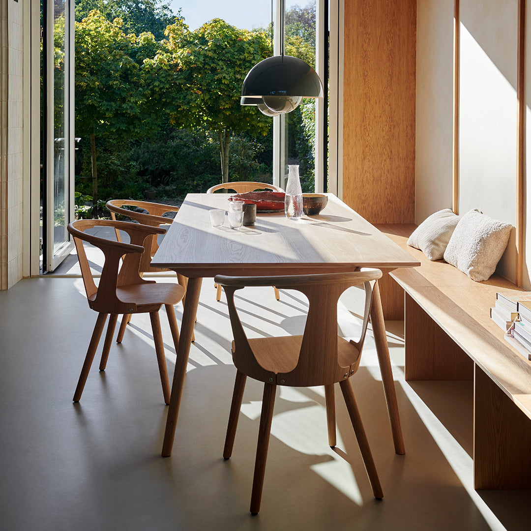 SK5 Modern Dining Table - Elegant & Durable for Kitchen, Dining Room, or Small Space - Perfect for Family Meals & Entertaining Guests