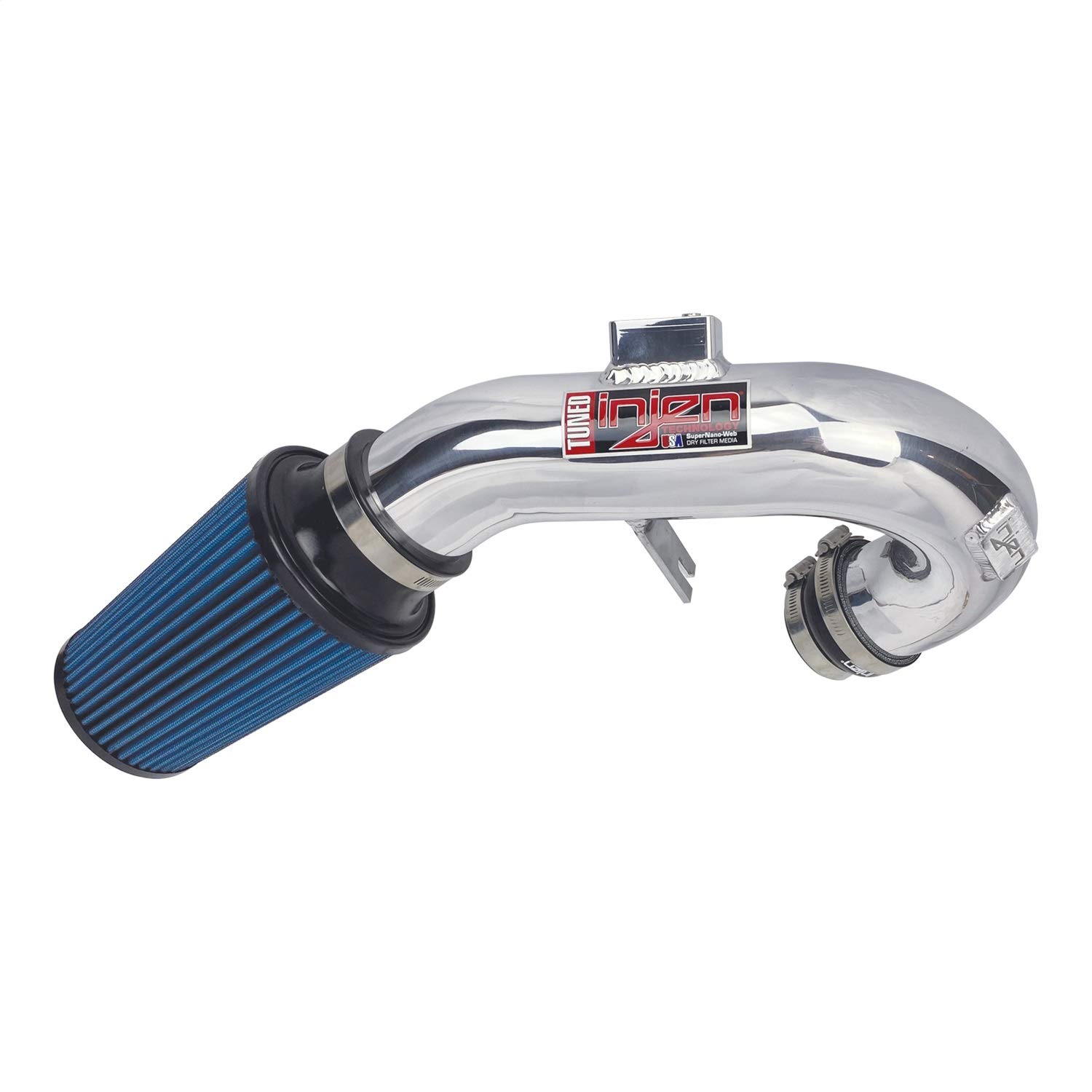 Injen Technology SP3088P Cold Air Intake System with SuperNano-Web Dry Air Filter - Performance Tuned for Cars & Trucks - Improve Horsepower & Fuel Efficiency for Street & Track Racing