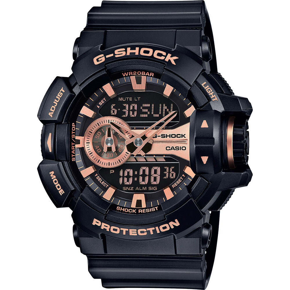 G Shock GA400GB 1A4 Digital Sports Watch for Men - Shock Resistant, Waterproof, LED Backlight - Perfect for Running, Hiking & Outdoor Adventures