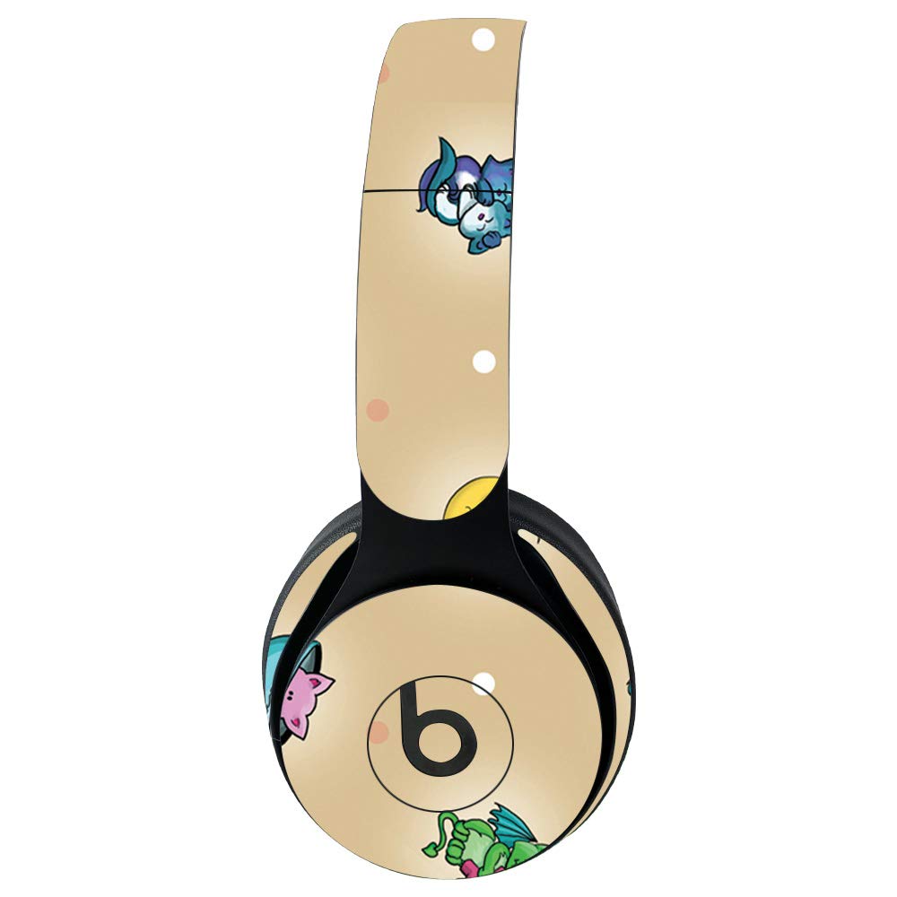 MightySkins Vinyl Decal Wrap Cover for Beats Solo Pro Wireless Headphones - Cute Kittens Design | Protective & Durable Skin | Easy to Apply & Remove | Made in USA | Perfect for Travel, Workouts & Daily Use