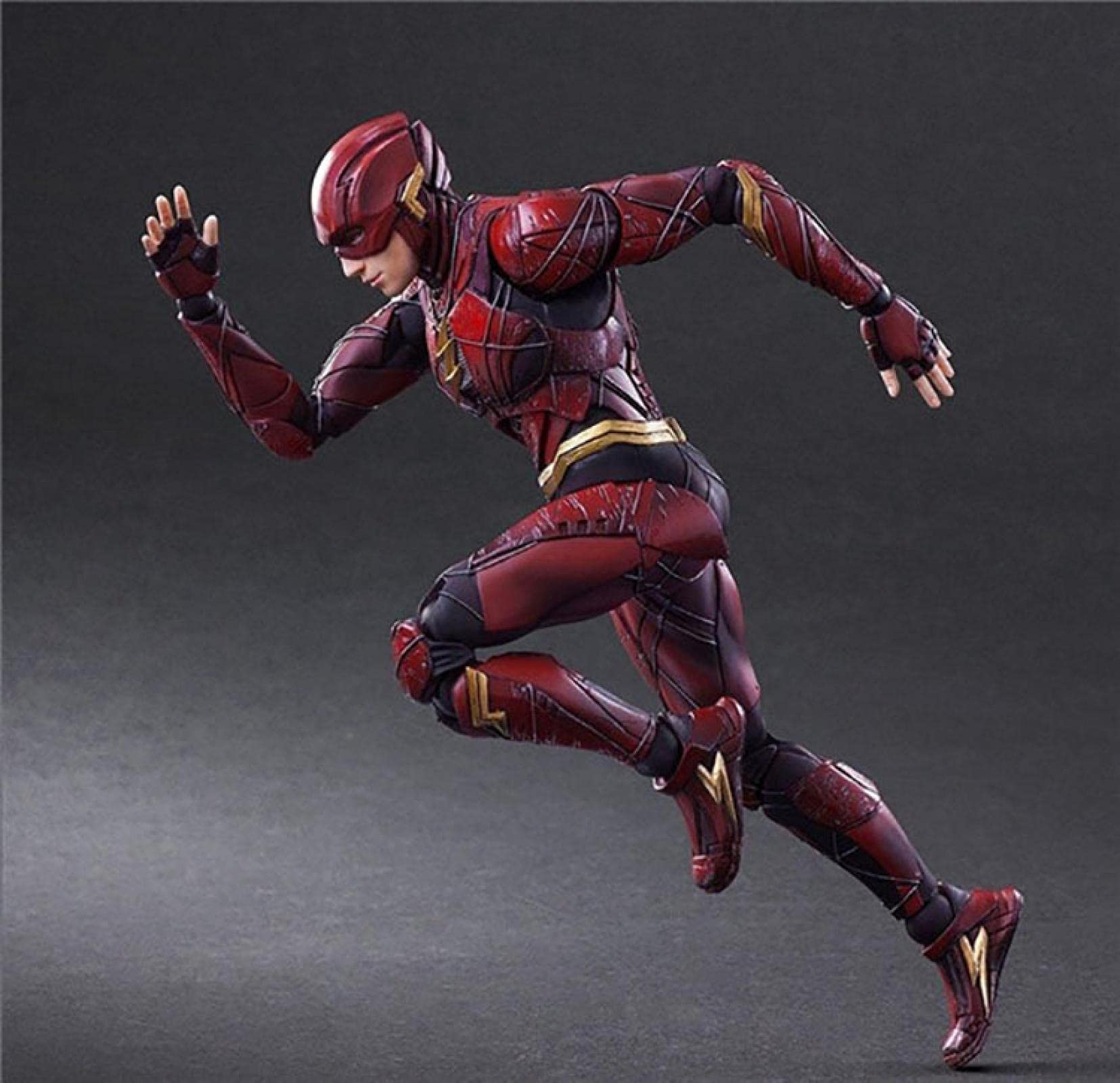 Play Arts DC Super Hero The Flash Action Figure - 25cm Justice League Collectible Model Toy for Display & Gifts | Superhero Decor, Cosplay Prop, Comic Con Collectibles