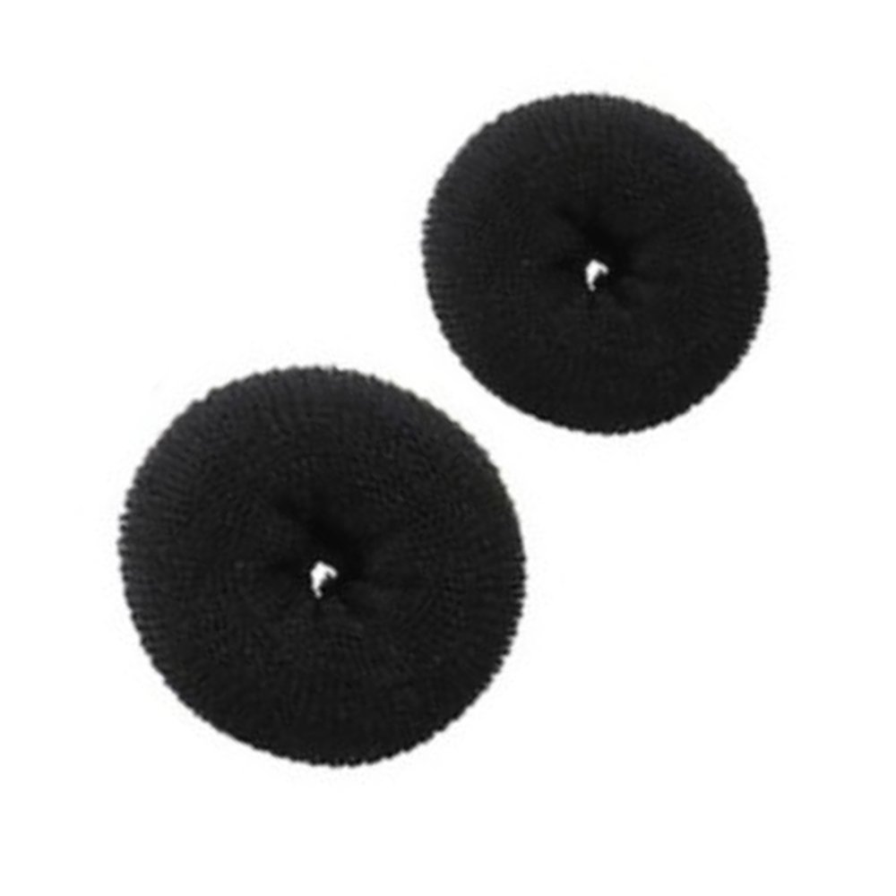SENECIO™ Magic Donut Hair Volumizer - Stretchable Nylon Wire Bun Maker for Medium & Large Hair - Perfect for Updos, Ponytails & Special Occasions