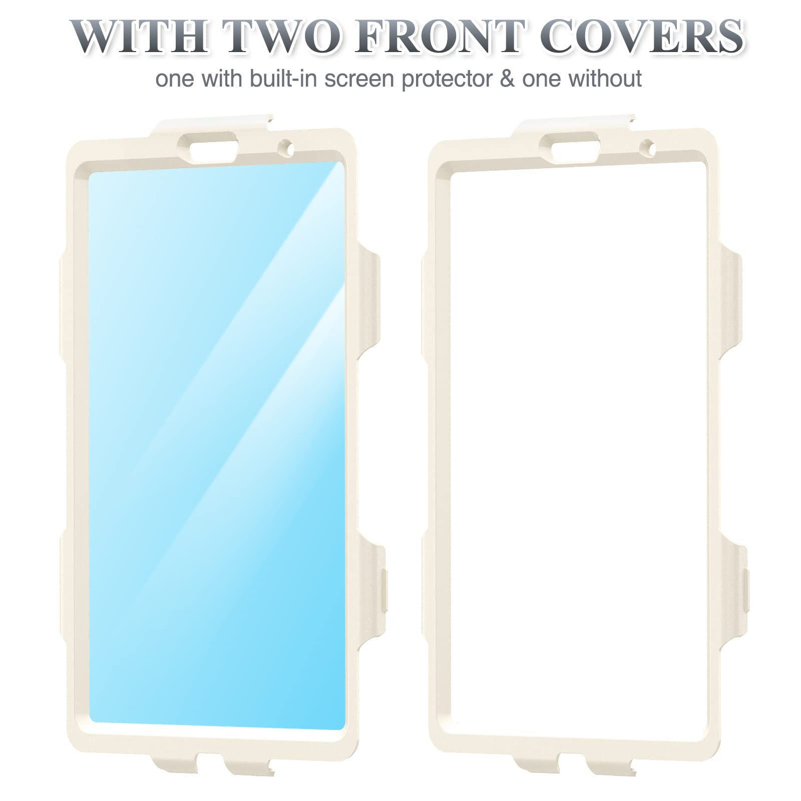 SEYMAC 360° Rotating Stand Case with Screen Protector & Pencil Holder for Samsung Galaxy Tab A7 Lite 8.7