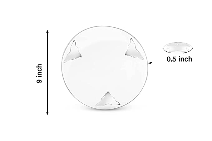 Barcrock Acrylic Transparent Chapati Maker Set - 9x9