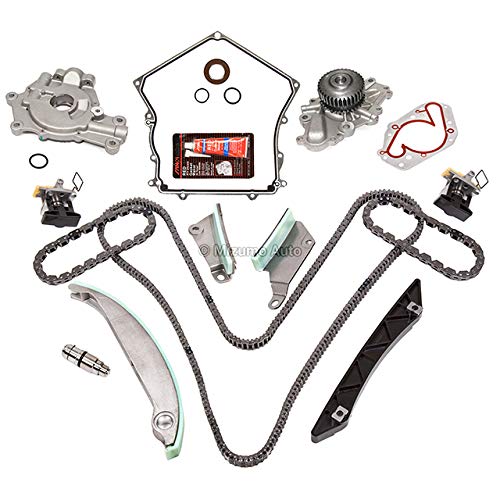 Mizumo Auto MA-4216992344 Complete Timing Chain Kit with Cover Gasket, Water Pump & Oil Pump - Compatible with 2009-2010 Dodge Chrysler 2.7L Engine - Perfect for Engine Repair, Maintenance & Performance Upgrades