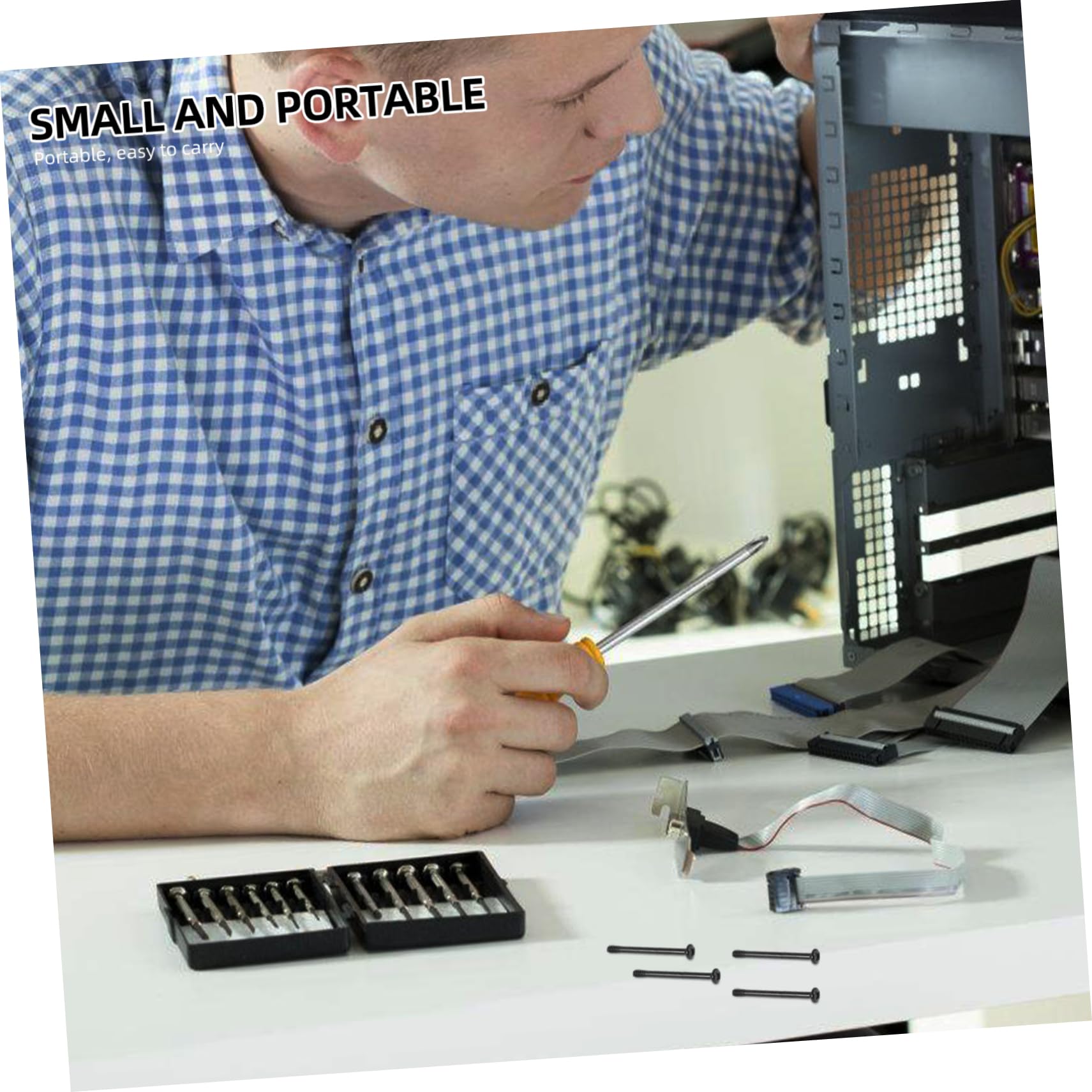 150 Pcs Computer Case Fan Screws & Rivets Kit - Long Metal Mounting Pins for PC Case Fan Installation - Perfect for DIY Computer Builds & Upgrades
