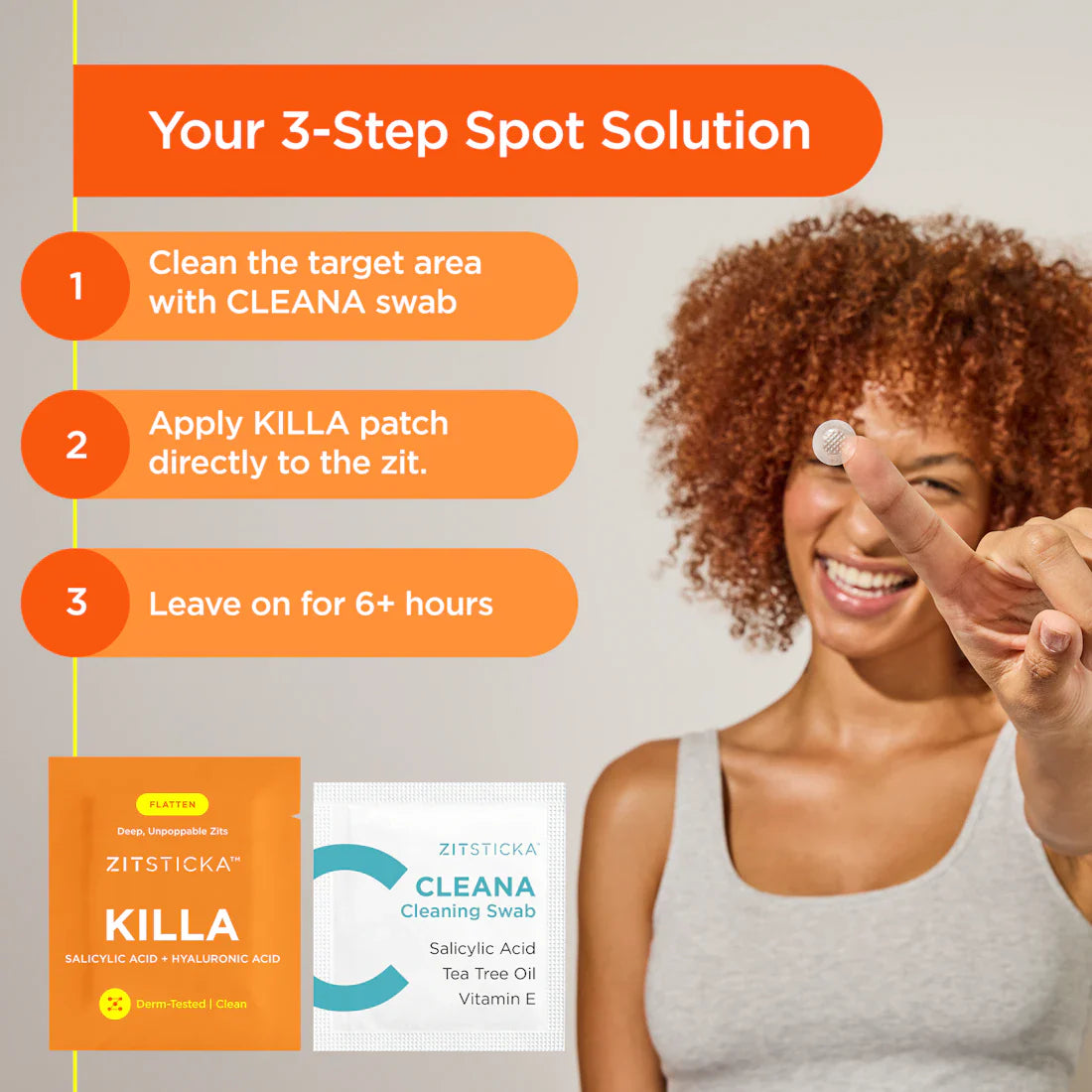 Killa Deep Zit Microdart Pimple Patch Kit - Acne Treatment Patches for Face & Body | ZitSticka | Perfect for Overnight Spot Treatment & On-the-Go Breakout Care