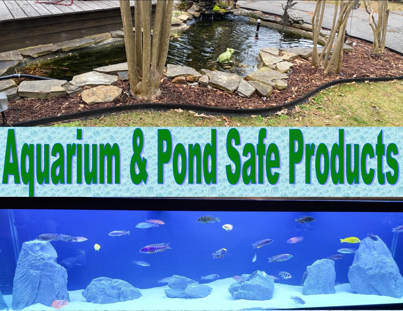 PondH2o Medium II Waterfall Spillway - Lightweight PVC Garden Pond Watercourse with 2 Pools | Outdoor Water Feature for Backyard, Patio & Landscape Design | Easy Setup No Hose Required | Perfect for Small Gardens, Koi Ponds & Relaxing Water Sounds