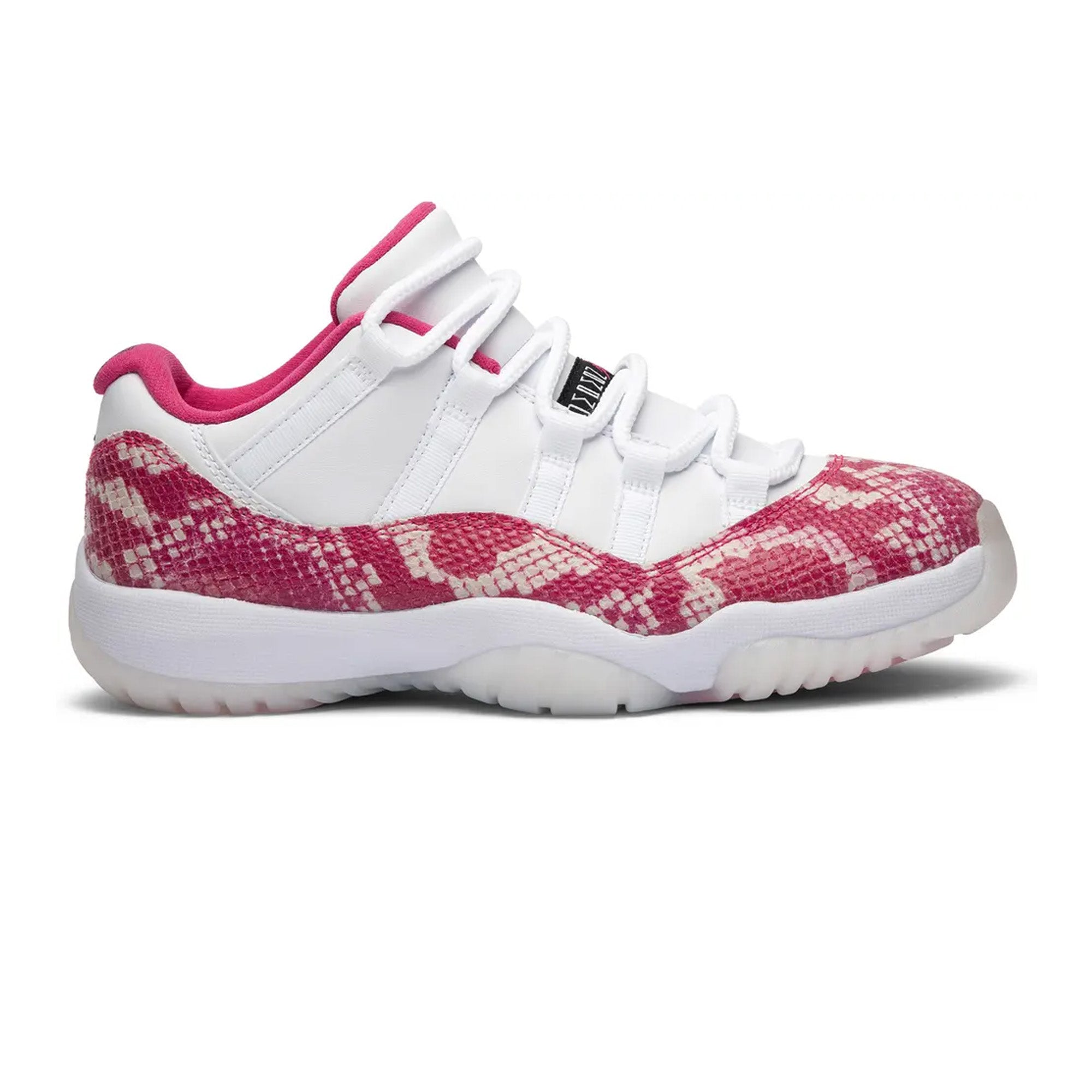 Air Jordan 11 Low Women's Pink Snakeskin Basketball Shoes - Stylish Sneakers for Casual Wear, Gym & Street Fashion