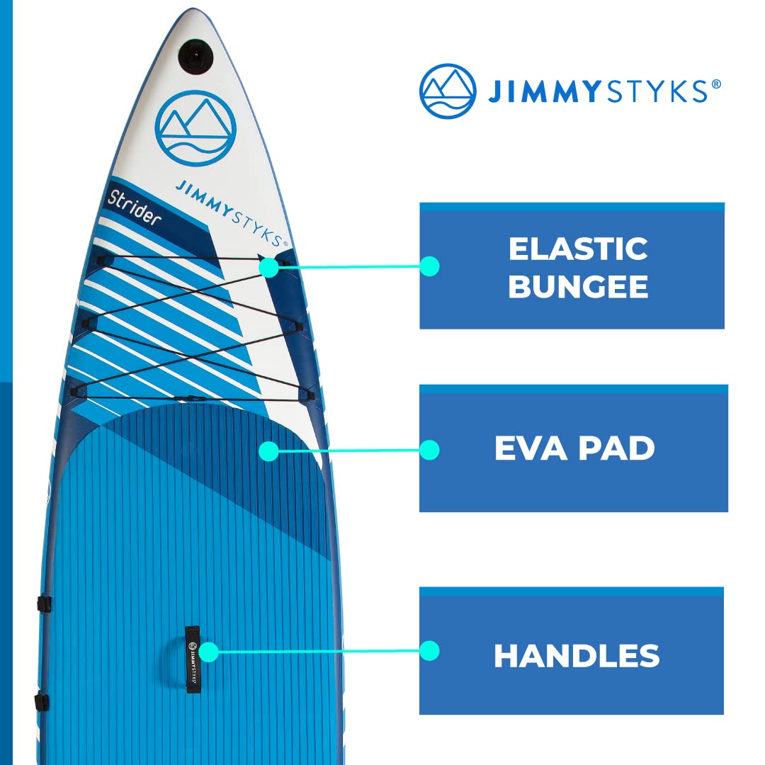 Inflatable Stand Up Paddle Board (SUP) with Premium Accessories - Lightweight & Stable for All Skill Levels | Perfect for Yoga, Fishing & Ocean Adventures | Includes Paddle, Pump & Carry Bag
