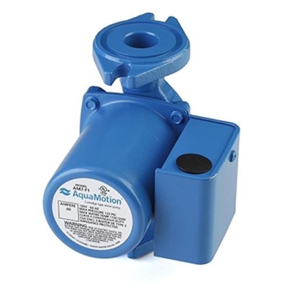 AM7-F1 Cast Iron Flange 2 Bolt Circulator Pump - Heavy Duty Water Circulation for HVAC, Boiler & Hydronic Heating Systems