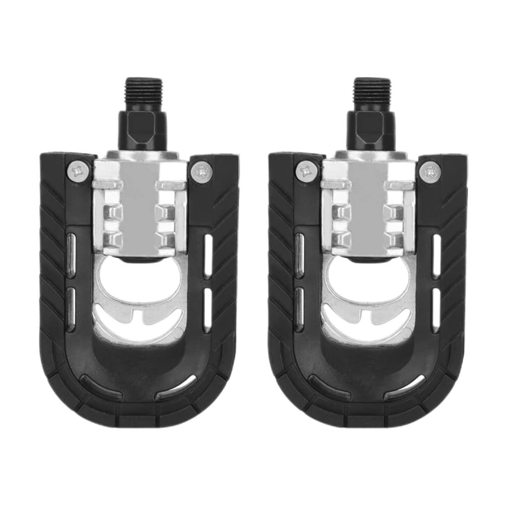 BESPORTBLE 1 Pair Folding Bike Pedals - Non-Slip MTB/Road Bike Pedals with Luminous Design & Smooth Bearings | Perfect for Commuting, Mountain Biking & Kids' Bicycles