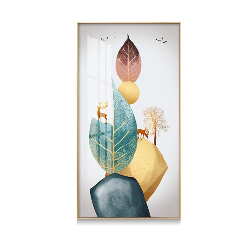 Hand-Painted Landscape Mural Wall Art - Abstract Canvas Painting for Living Room, Porch & Home Decor | Perfect as Wall Stickers & Background Decoration | Enhance Your Interior Design with Stunning Wall Paintings