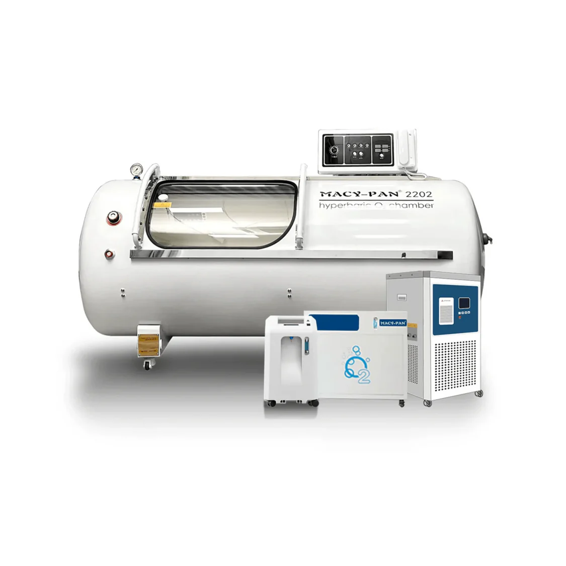 Hyperbaric Oxygen Chamber 2.0 ATA Hard Shell - Portable HBOT Therapy for Recovery, Wound Healing & Athletic Performance - Home & Clinical Use