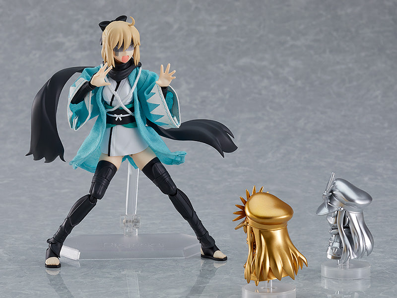 Fate/Grand Order Figma #521 DX Saber Okita Souji Ascension Ver. Action Figure - Anime Collectible for Display & Cosplay